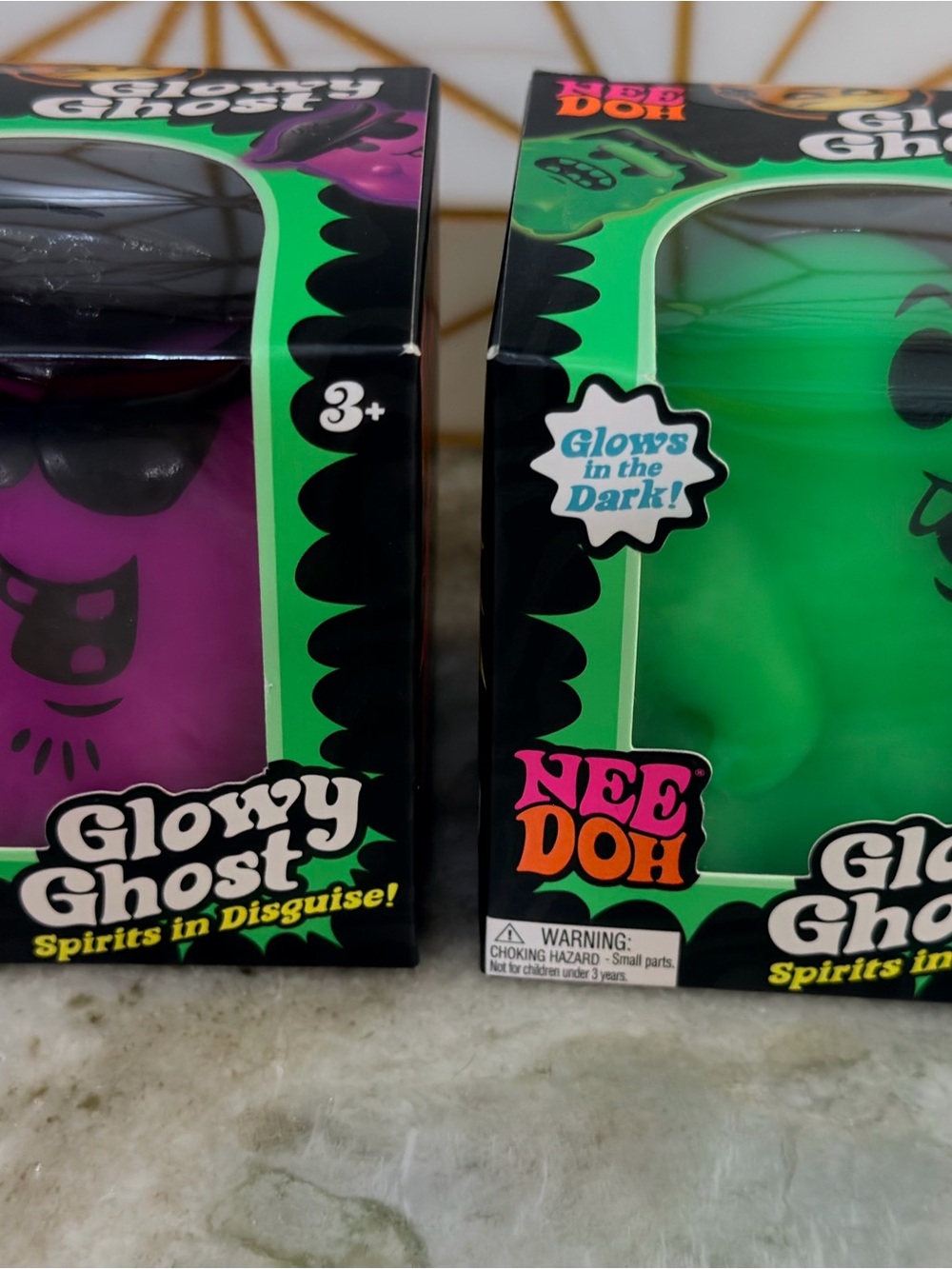 Needoh Glowy Ghost glow in the dark squishy
